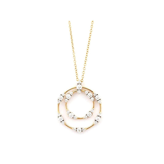 Tirisi Jewelry - 18K Rose Gold Diamond Pendant Necklace |