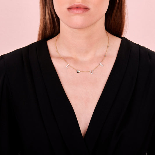 Tirisi Jewelry Necklaces - 18K Yellow Gold Diamond Necklace