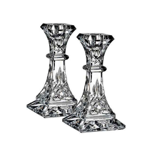 Waterford - Lismore 6in Candlestick Pair | LaViano Jewelers