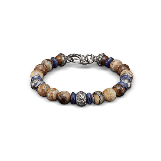 William Henry - BB9 Boots and Denim Beaded Bracelet |
