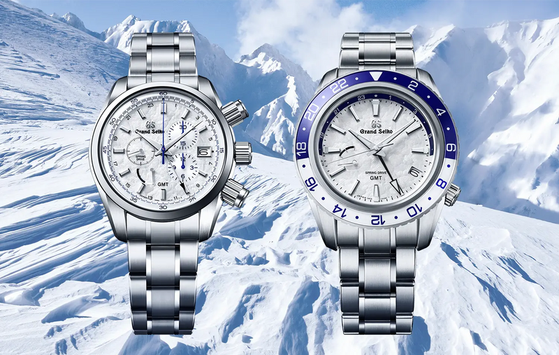 Two Grand Seiko sport watches capture the beauty of winter in Shinshu.