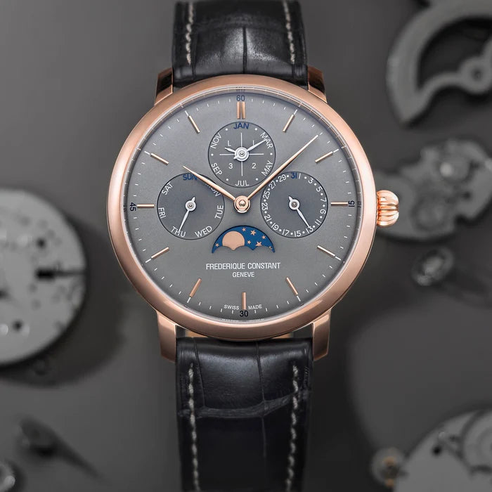 TWO NEW SLIMLINE PERPETUAL CALENDAR MANUFACTURE TIMEPIECES