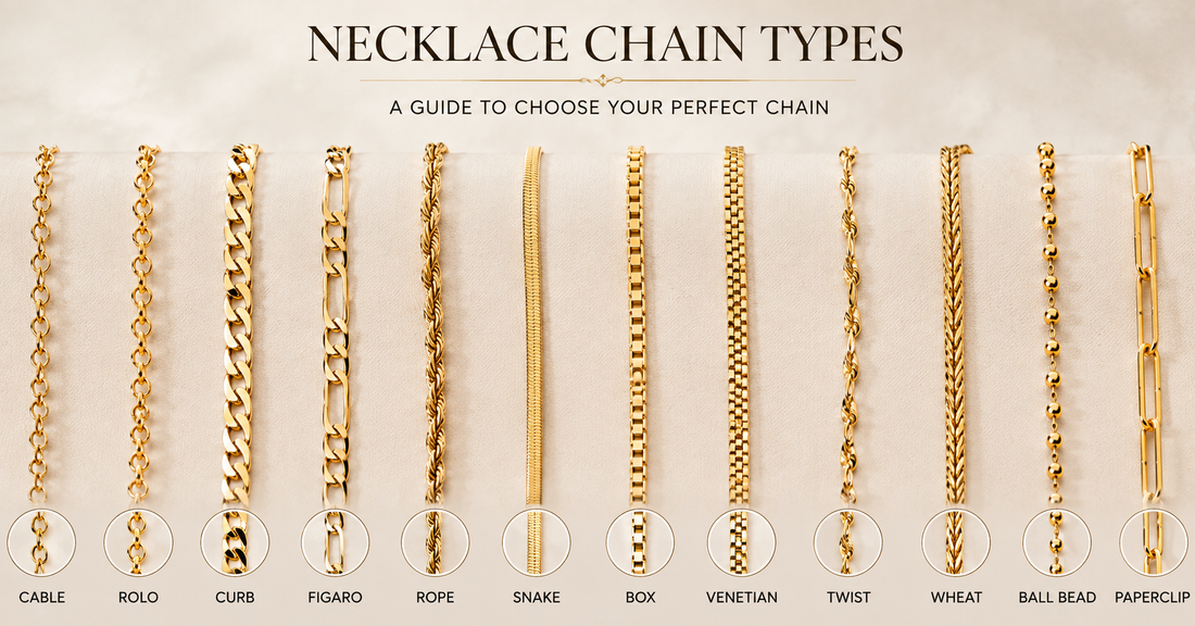 10 Popular Necklace Chain Types Every Jewelry Lover Should Know