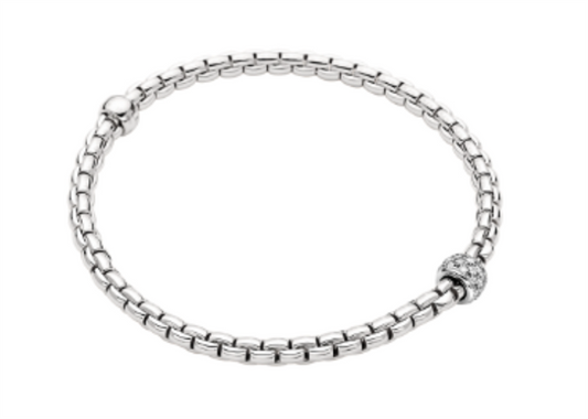 FOPE 18K White Gold Diamond Bracelet