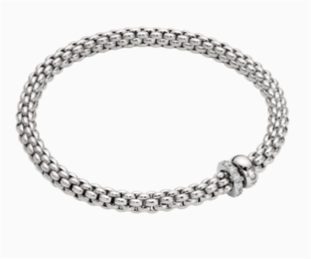 FOPE 18K White Gold Diamond Bracelet