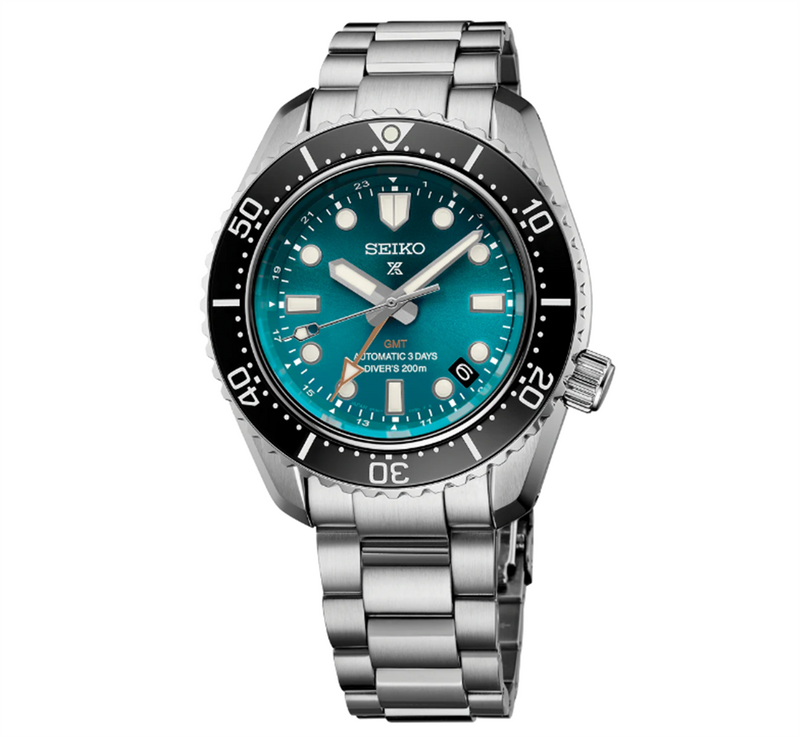 Seiko Prospex Luxe 1968 Diver SS Automatic GMT Turquoise Dial SPB475