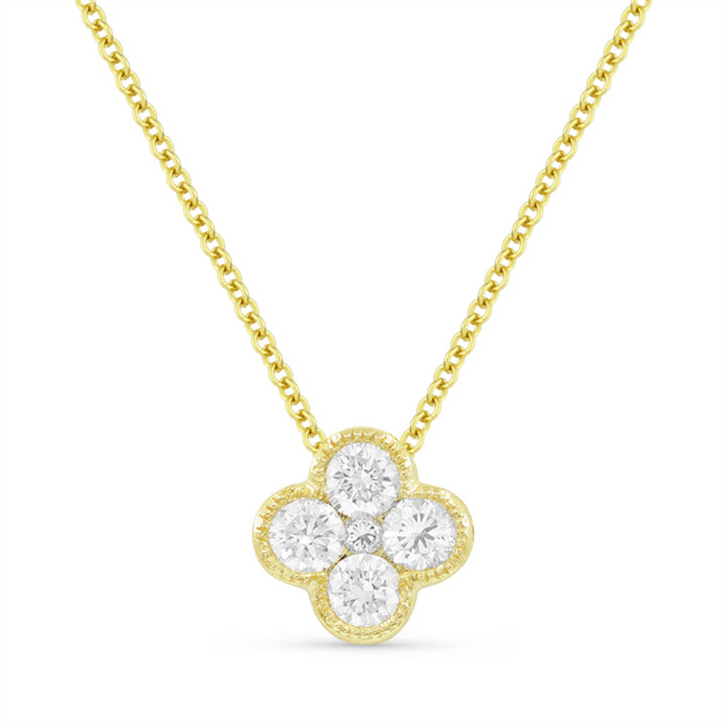 LaViano Fashion 14K Yellow Gold Diamond Necklace