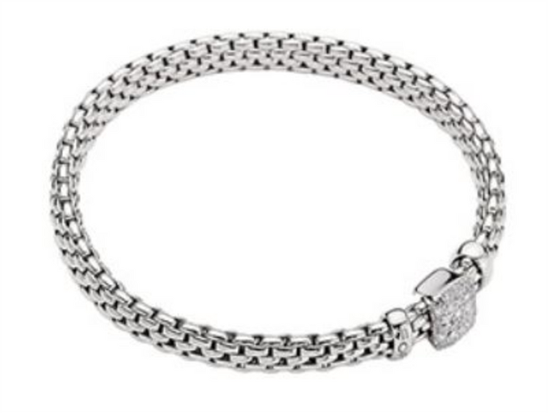 FOPE 18K White Gold Diamond Bracelet