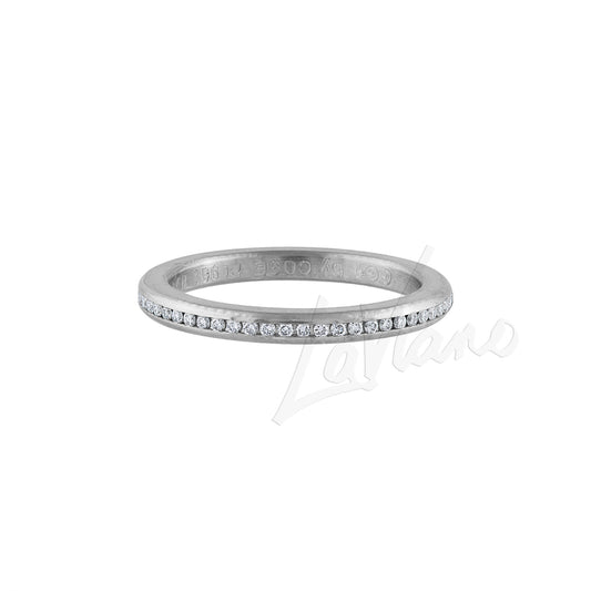 LaViano Fashion Platinum Diamond Band 56