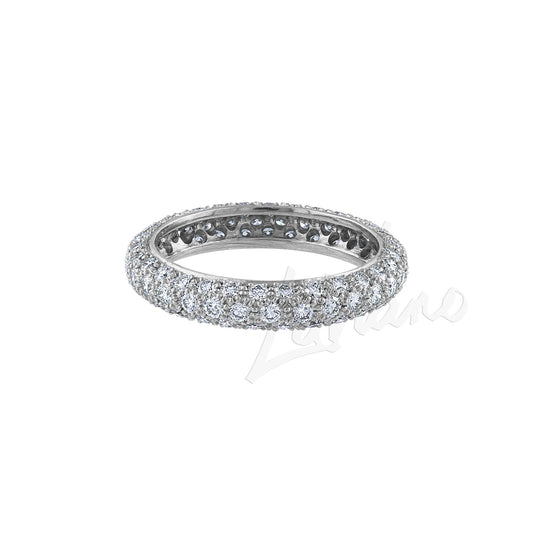 LaViano Fashion Platinum Diamond Band
