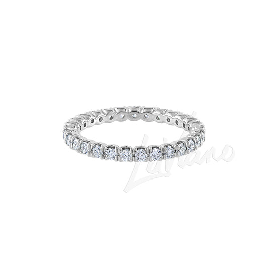 LaViano Fashion Platinum Diamond Wedding Band