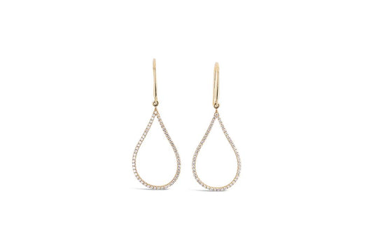 LaViano Fashion 18K Rose Gold Diamond Earrings