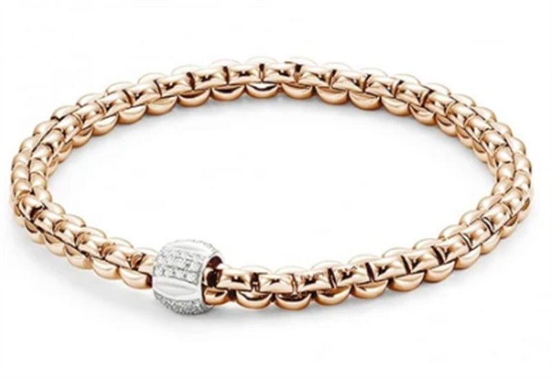 FOPE 18K Two Tone Diamond Bracelet