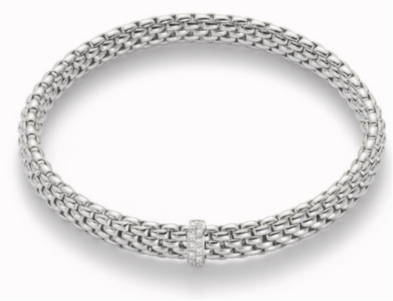 Fope  18K White Gold Diamond Bracelet Diamonds