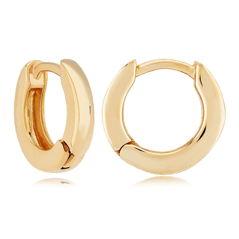 LaViano Fahsion 14K Yellow Gold Huggie Earrings