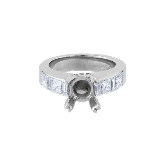 LaViano Fashion Platinum Diamond Semi Mounting