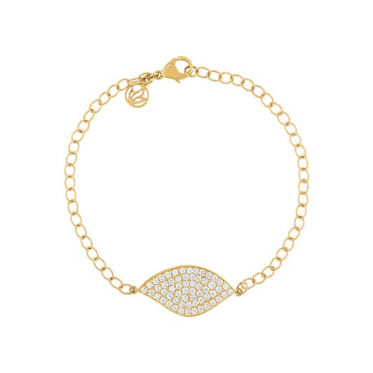 Carelle 18K Yellow Gold Diamond Bracelet