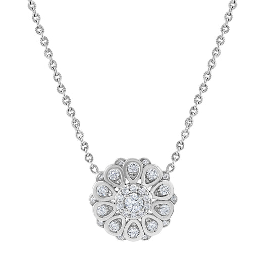 Penny Preville 18K White Gold Diamond Necklace