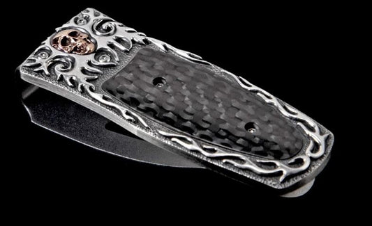 William Henry Sterling Silver MoneyClip Dark Night M4  23/50