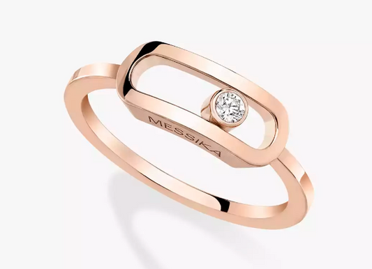 Messika 18K Rose Gold Diamond Move Ring