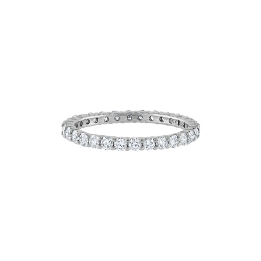 Pe Jay Creations 18K White Gold Diamond Band