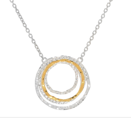 Gurhan Sterling Silver Pendant Layered with 24K Yellow Gold