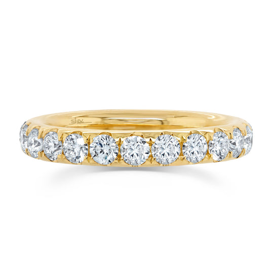 Shy Creation 14K Yellow Gold Diamond Wedding Band