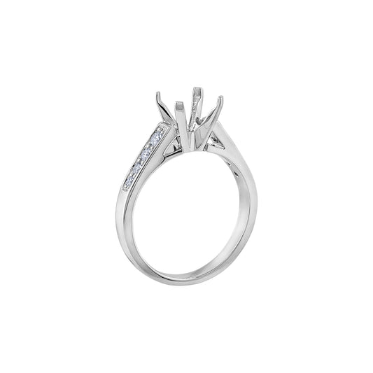 LaViano Fashion Platinum Diamond Semi Mounting