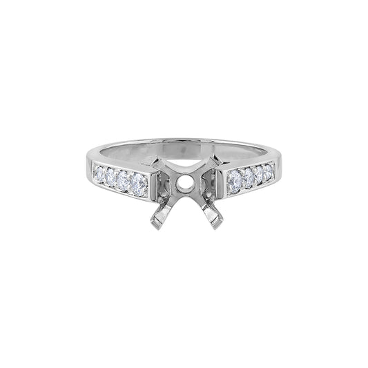 LaViano Fashion Platinum Diamond Semi Mounting