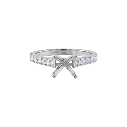 LaViano Fashion Platinum Diamond Semi Mounting