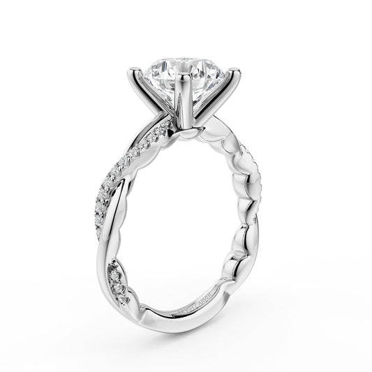LaViano Fashion Platinum Diamond Semi Mounting