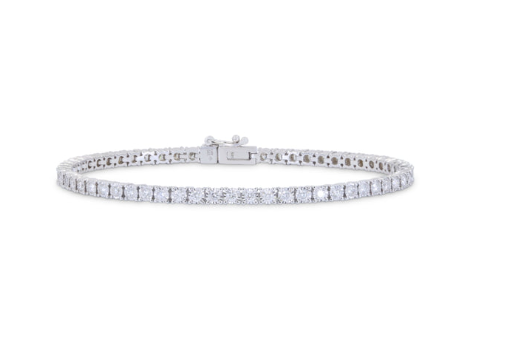 LaViano Fashion 14K White Gold Diamond Bracelet