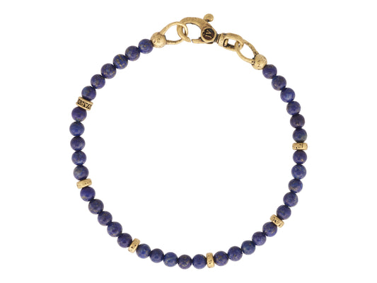 John Varvatos Lapis and Brass Bracelet
