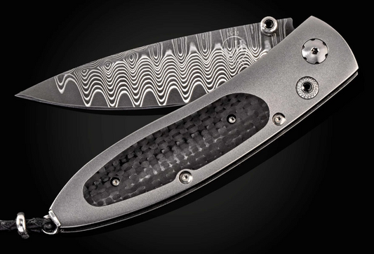 William Henry Pocket Knife Titanium With Carbon Fiber 255-0319 055/250
