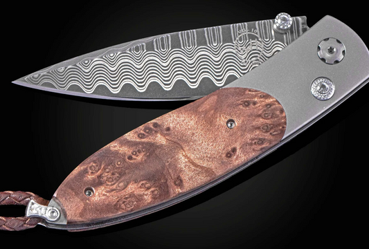 William Henry Pocket Knife Redwood Burl 255-0301 03/50