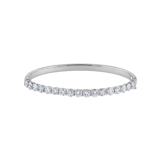 LaViano Fashion 14K  White Gold Diamond Bracelet