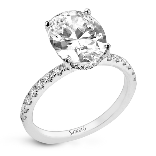 Simon G Platinum Diamond Semi Mounting