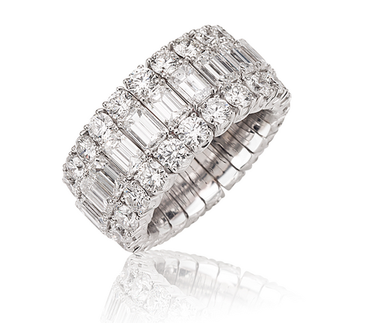 Picchiotti Platinum Diamond Xpandable Ring