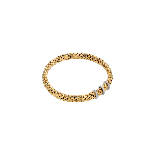 FOPE 18K Two Tone Diamond Bracelet