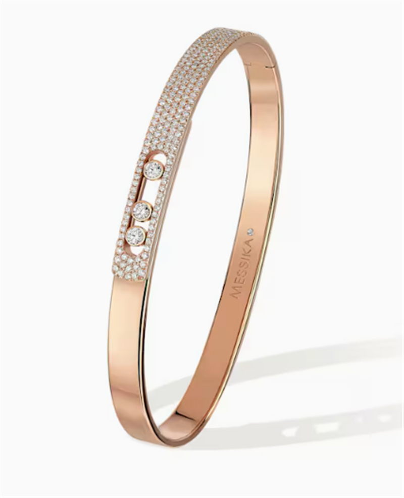 Messika Rose Gold Diamond Move Noa Bracelet