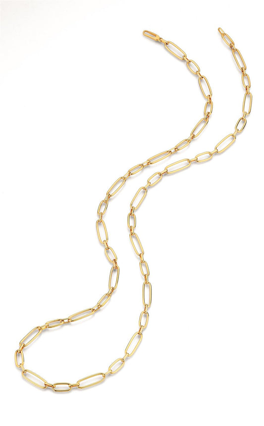 LaViano Fashion 18K Yellow Gold Link Necklace
