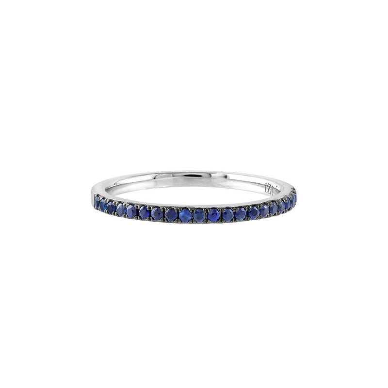 LaViano Fashion 14K White Gold Sapphire Ring