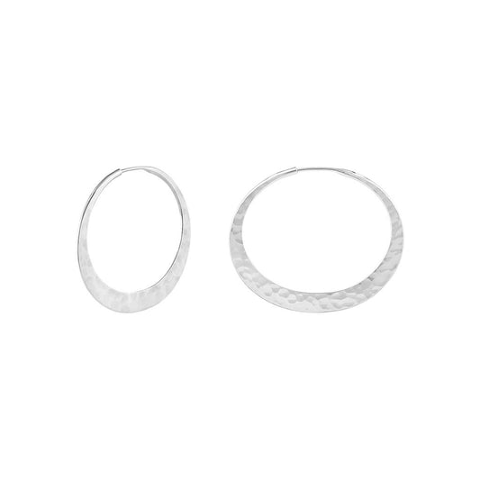 LaViano Fashion Sterling Silver Hoop Earrings