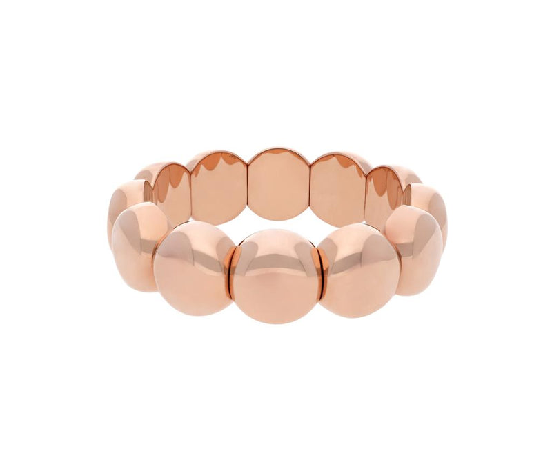 Roberto Demeglio 18K Rose Gold Ceramic Bracelet Polished