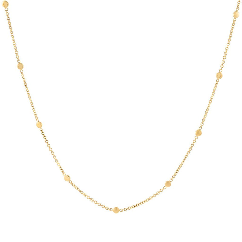 LaViano Fashion18K Yellow Gold Link Necklace 17"