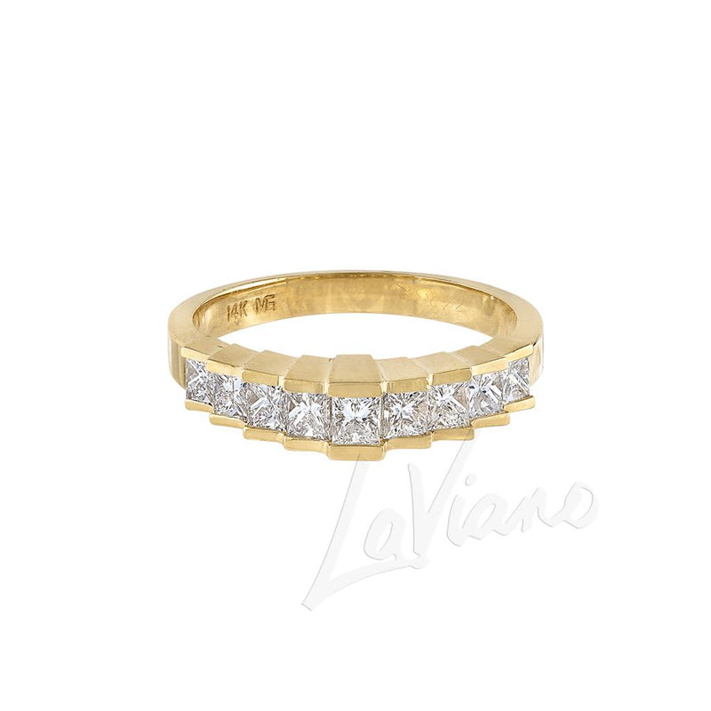 LaViano Fashion  14K Yellow Gold Diamond  Band