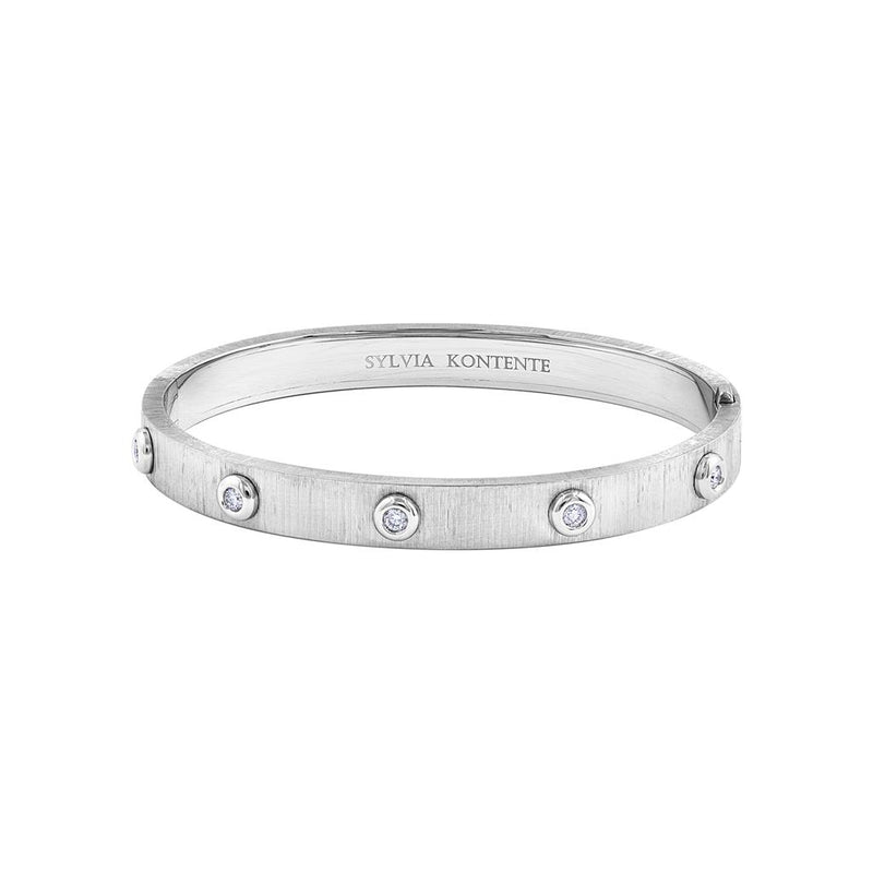 LaViano Fashion 18K White Gold Diamond Bracelet