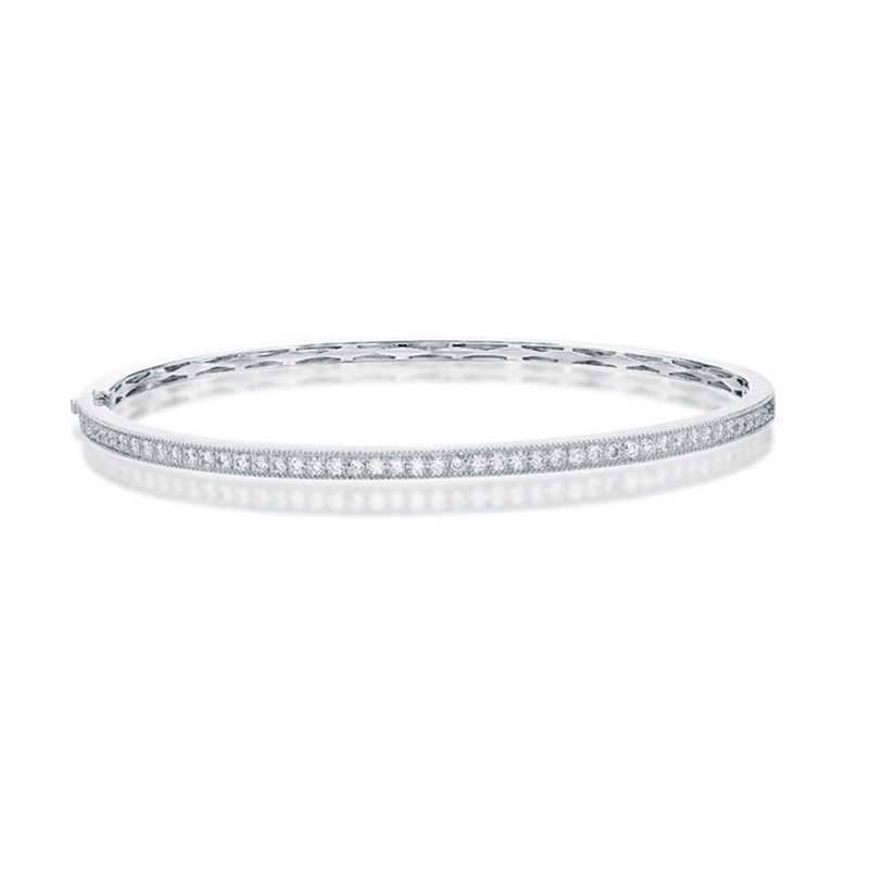 LaViano Fashion 18K White Gold Diamond Bracelet