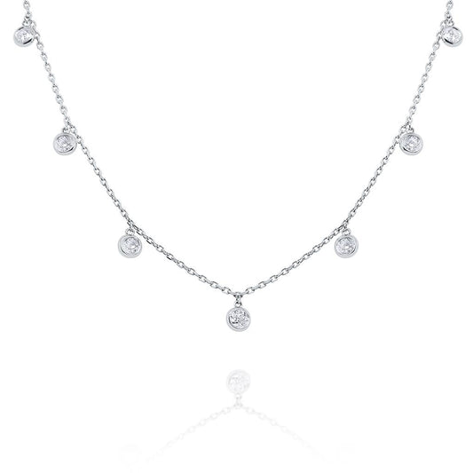 Kc Designs 14K White Gold Diamond Necklace
