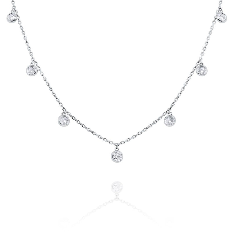 Kc Designs 14K White Gold Diamond Necklace